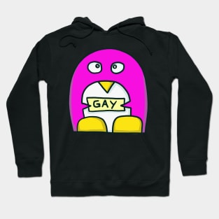 gay penguin Hoodie